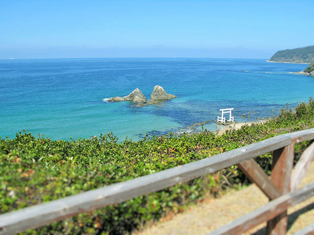 糸島・二見ヶ浦、視界良好。